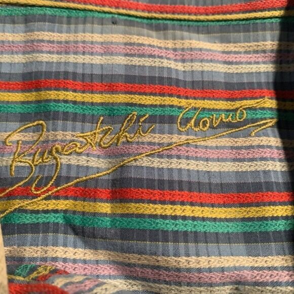 Bugatchi medium multi coloured striped casual long sleeve shirt. - Picture 2 of 4